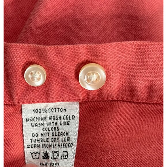 Southern Proper Men's Washed Red Long Sleeves Button-Down Henning Shirt L - Picture 6 of 10